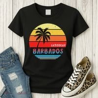 Barbados Gift Souvenir Caribbean Women's T-Shirt thumb 3