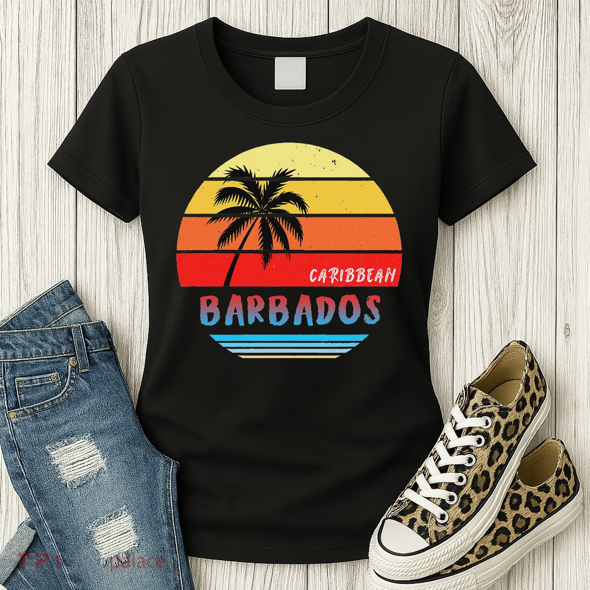 Barbados Gift Souvenir Caribbean Women's T-Shirt