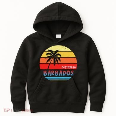 Barbados Gift Souvenir Caribbean Kids Hoodie