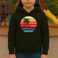Barbados Gift Souvenir Caribbean Kids Hoodie thumb 3