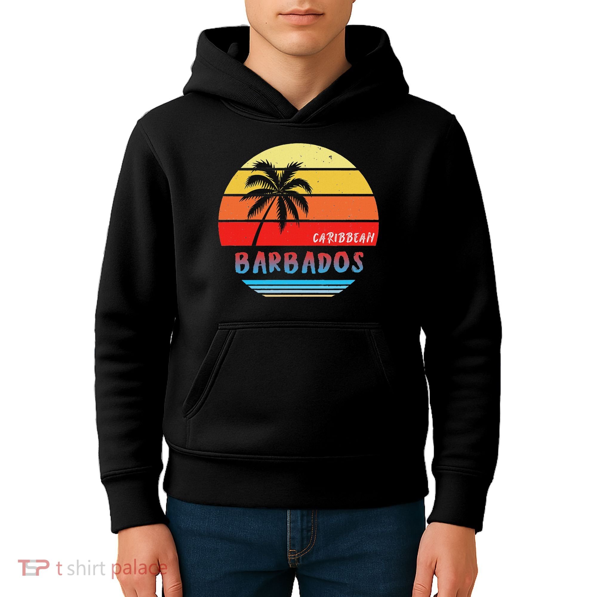 Barbados Gift Souvenir Caribbean Kids Hoodie