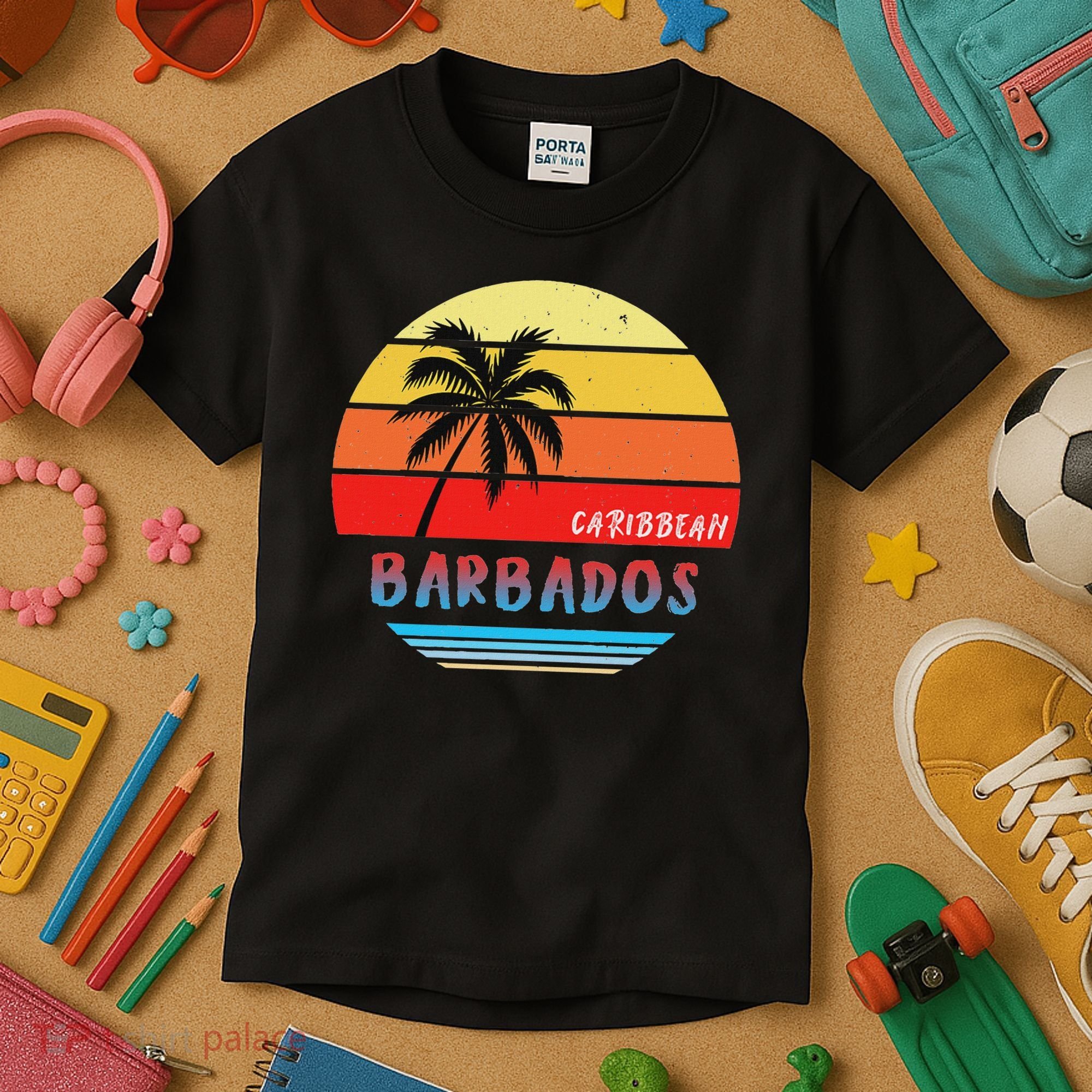 Barbados Gift Souvenir Caribbean Kids T-Shirt