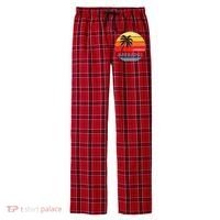 Barbados Gift Souvenir Caribbean Men's Flannel Plaid Pajama Pants thumb 0
