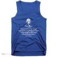 Big Governt Thomas Jefferson Quote Meaningful Gift Tank Top thumb 0