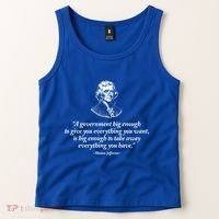 Big Governt Thomas Jefferson Quote Meaningful Gift Tank Top thumb 2