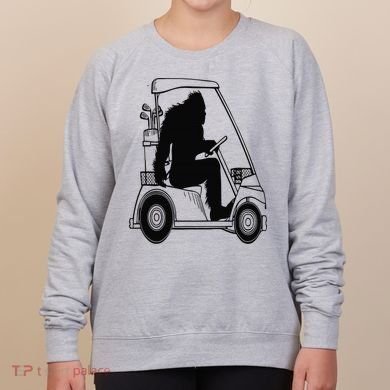 Bigfoot Golf Tee Sasquatch Driving Golf Women's Sweatshirt