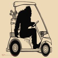 Bigfoot Golf Tee Sasquatch Driving Golf Tote Bag thumb 4