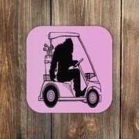 Bigfoot Golf Tee Sasquatch Driving Golf Coaster thumb 0
