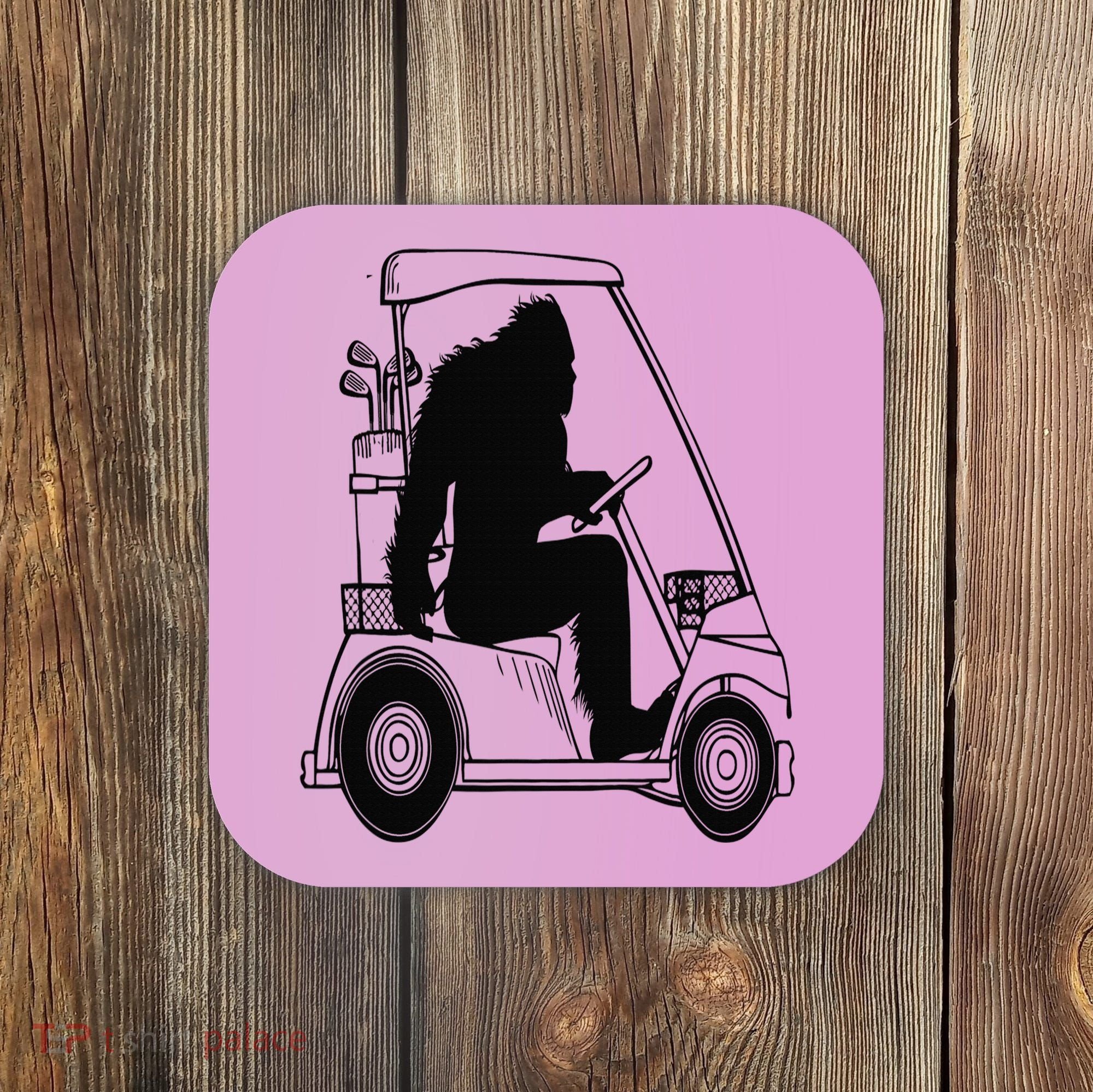 Bigfoot Golf Tee Sasquatch Driving Golf Coaster