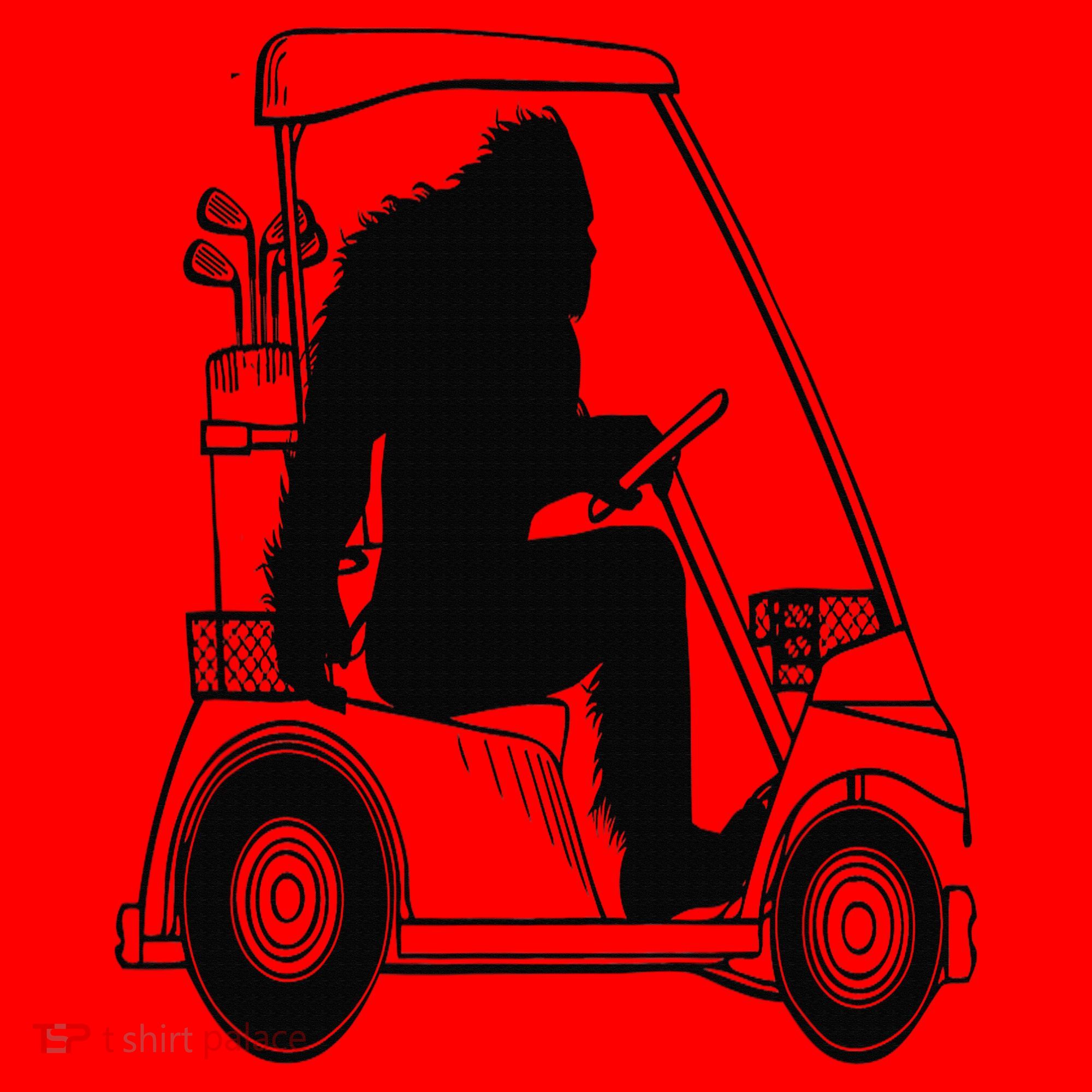 Bigfoot Golf Tee Sasquatch Driving Golf Santa Hat