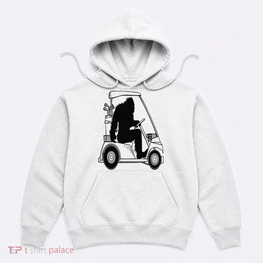 Bigfoot Golf Tee Sasquatch Driving Golf Hoodie