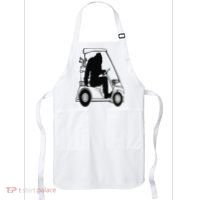 Bigfoot Golf Tee Sasquatch Driving Golf Apron thumb 0