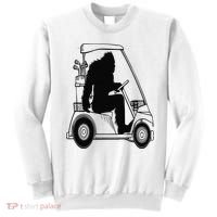 Bigfoot Golf Tee Sasquatch Driving Golf Sweatshirt thumb 0