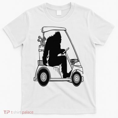 Bigfoot Golf Tee Sasquatch Driving Golf T-Shirt