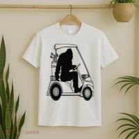Bigfoot Golf Tee Sasquatch Driving Golf T-Shirt thumb 2