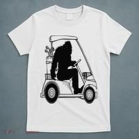 Bigfoot Golf Tee Sasquatch Driving Golf T-Shirt thumb 5