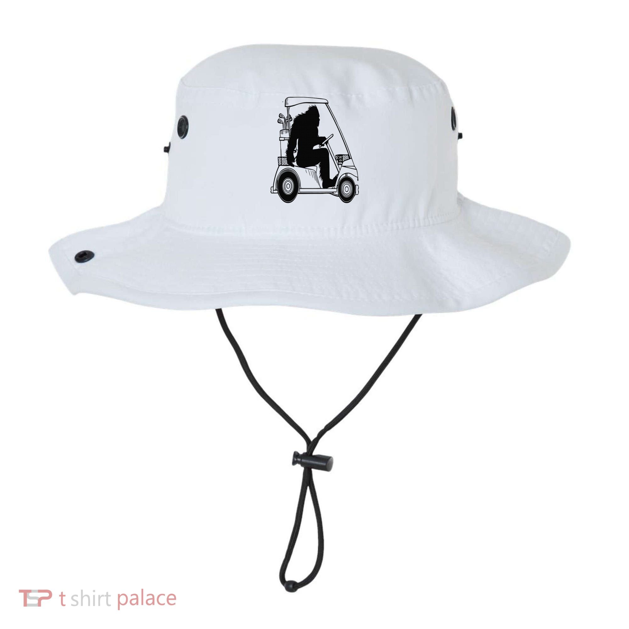 Bigfoot Golf Tee Sasquatch Driving Golf Bucket Hat