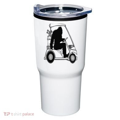 Bigfoot Golf Tee Sasquatch Driving Golf Tumbler