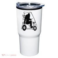 Bigfoot Golf Tee Sasquatch Driving Golf Tumbler thumb 0