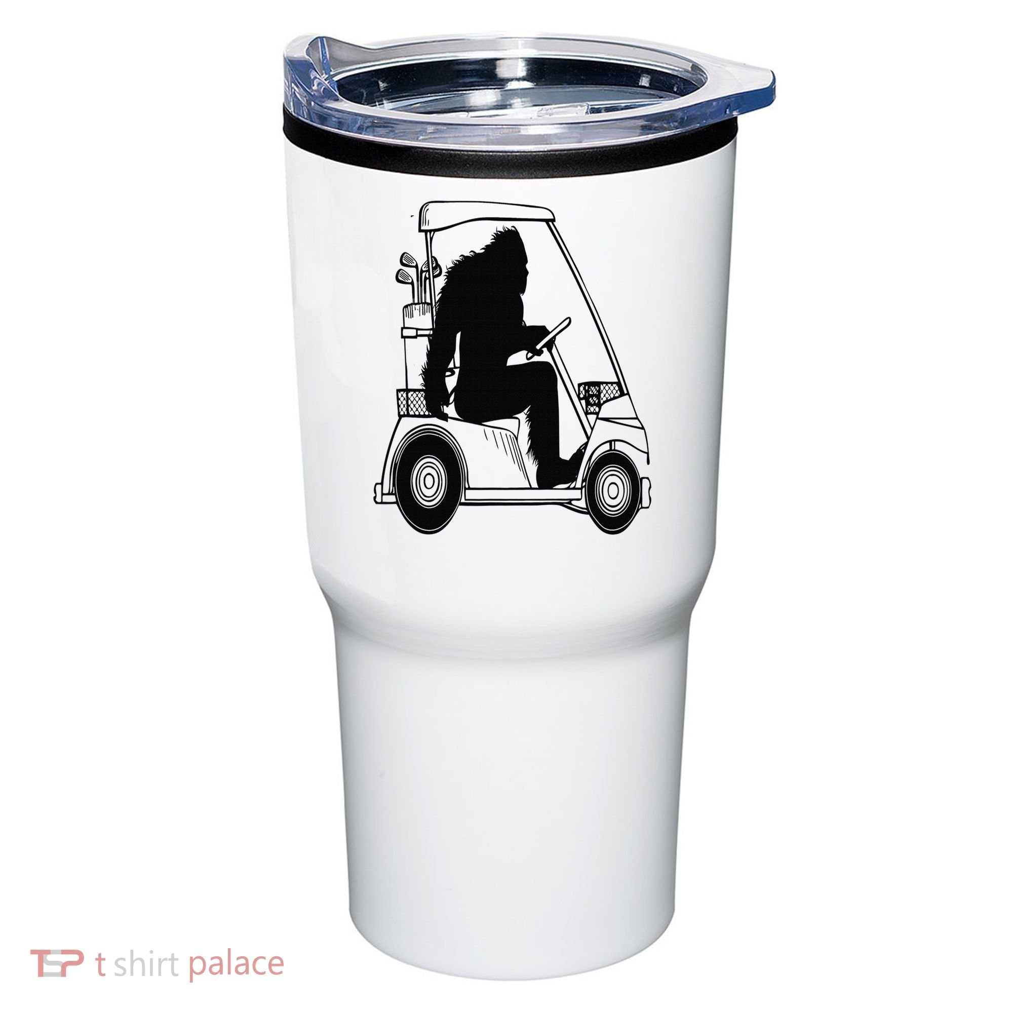 Bigfoot Golf Tee Sasquatch Driving Golf Tumbler