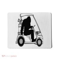 Bigfoot Golf Tee Sasquatch Driving Golf Mousepad thumb 0