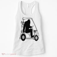 Bigfoot Golf Tee Sasquatch Driving Golf Women's Tank Top thumb 0