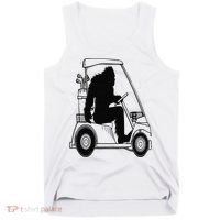 Bigfoot Golf Tee Sasquatch Driving Golf Tank Top thumb 0
