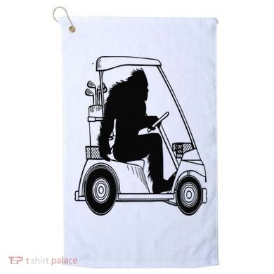 Bigfoot Golf Tee Sasquatch Driving Golf Golf Towel