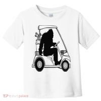 Bigfoot Golf Tee Sasquatch Driving Golf Toddler T-Shirt thumb 0