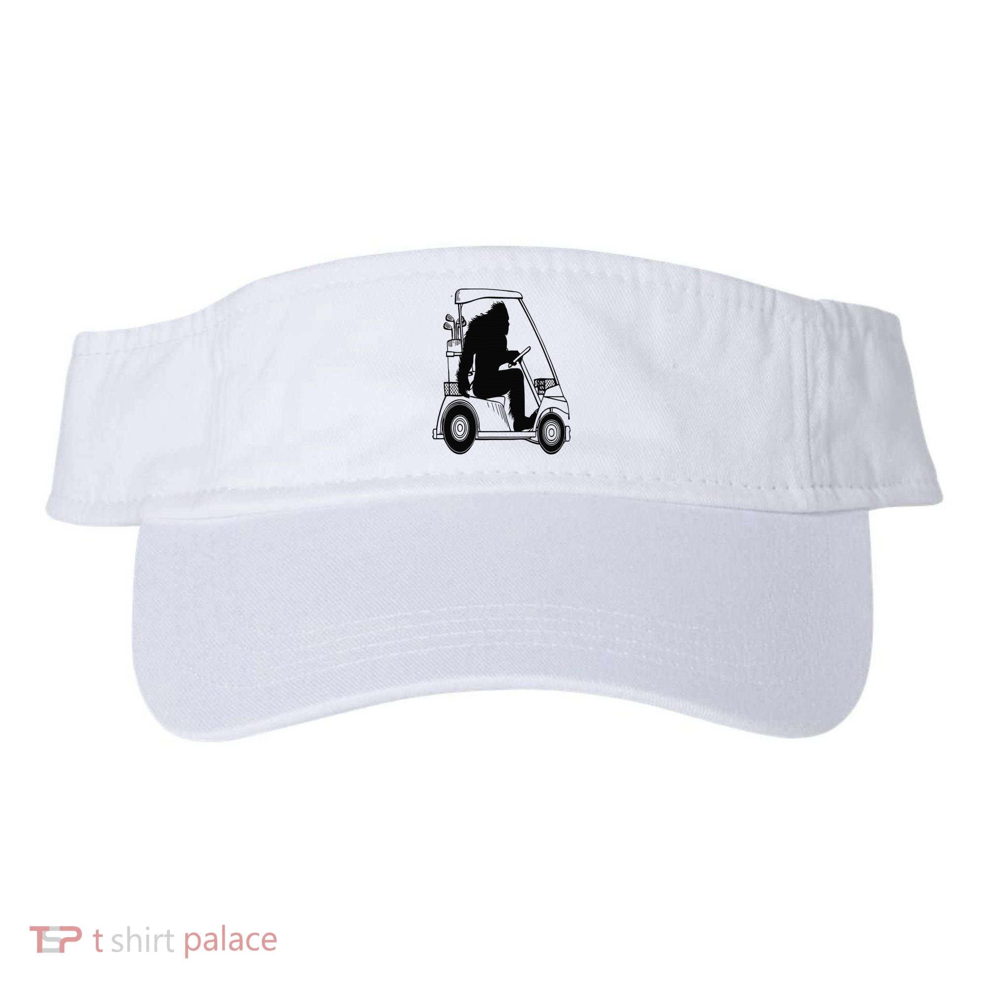 Bigfoot Golf Tee Sasquatch Driving Golf Visor
