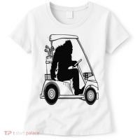 Bigfoot Golf Tee Sasquatch Driving Golf Women's T-Shirt thumb 0