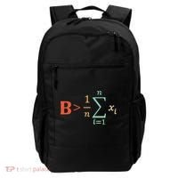Be Greater Than Average Funny Math Teacher Nerd Backpack thumb 0