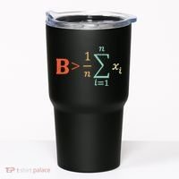 Be Greater Than Average Funny Math Teacher Nerd Tumbler thumb 0