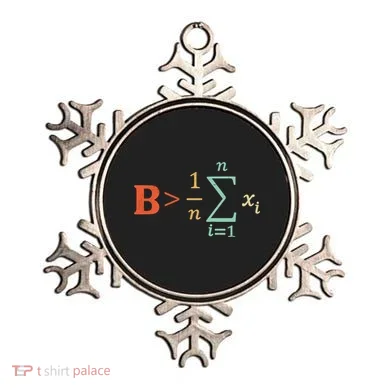 Be Greater Than Average Funny Math Teacher Nerd Ornament