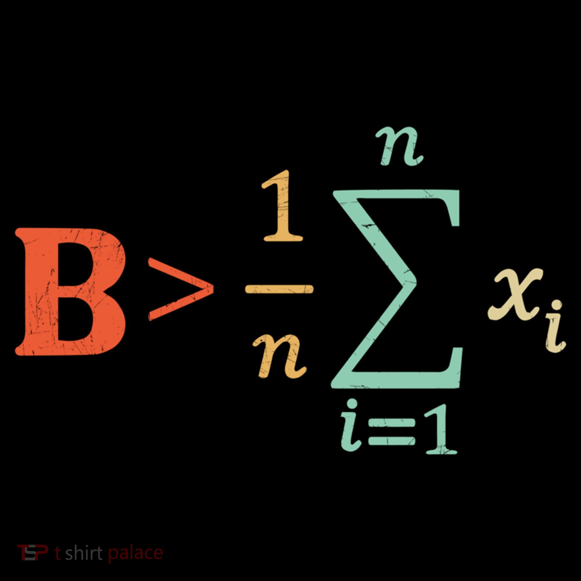 Be Greater Than Average Funny Math Teacher Nerd Ornament