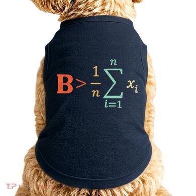 Be Greater Than Average Funny Math Teacher Nerd Doggie Tank