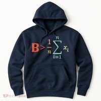 Be Greater Than Average Funny Math Teacher Nerd Hoodie thumb 0