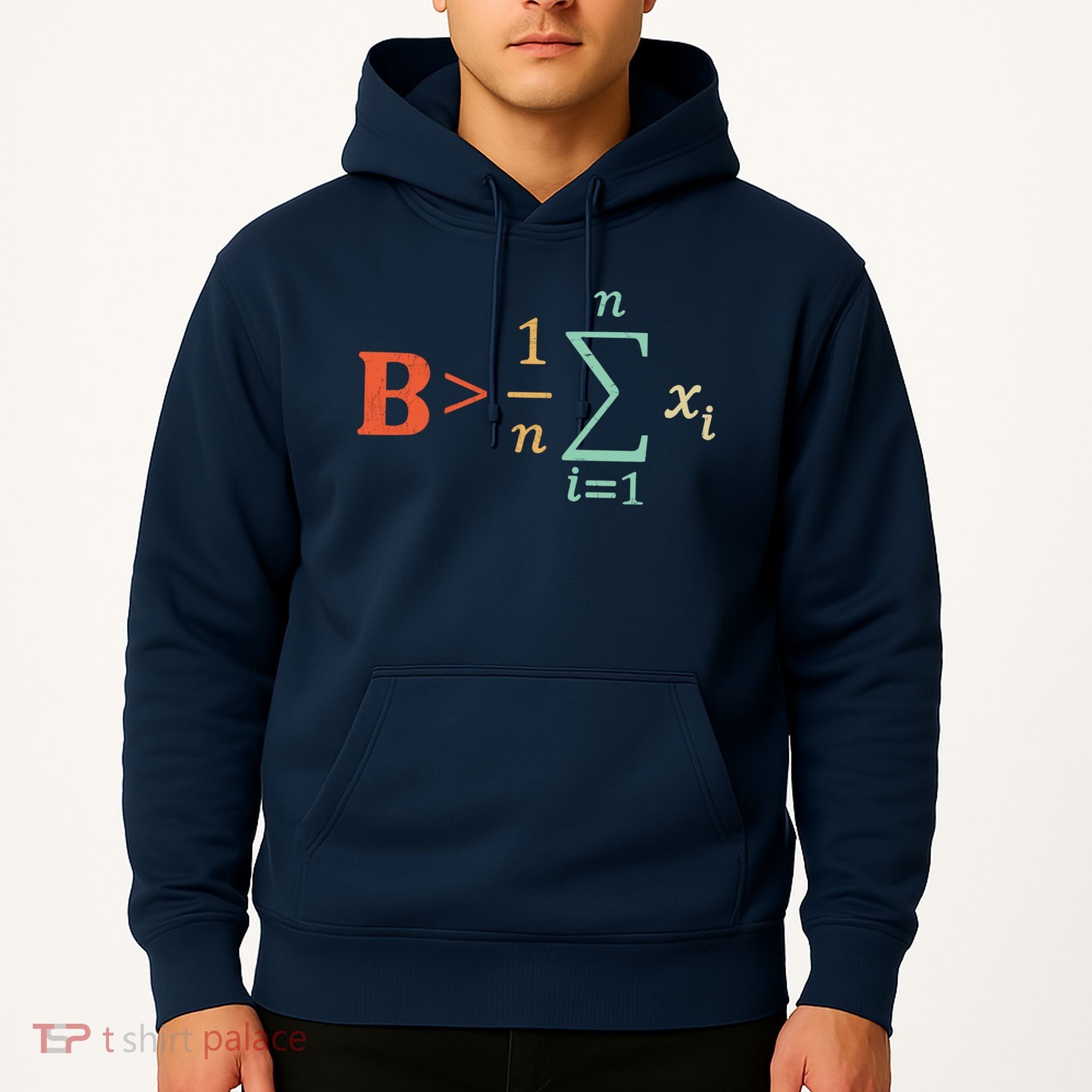 Be Greater Than Average Funny Math Teacher Nerd Hoodie