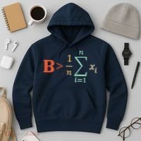 Be Greater Than Average Funny Math Teacher Nerd Hoodie thumb 3