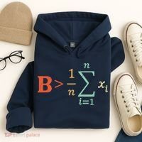 Be Greater Than Average Funny Math Teacher Nerd Hoodie thumb 4