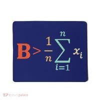 Be Greater Than Average Funny Math Teacher Nerd Mousepad thumb 0