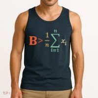 Be Greater Than Average Funny Math Teacher Nerd Tank Top thumb 3
