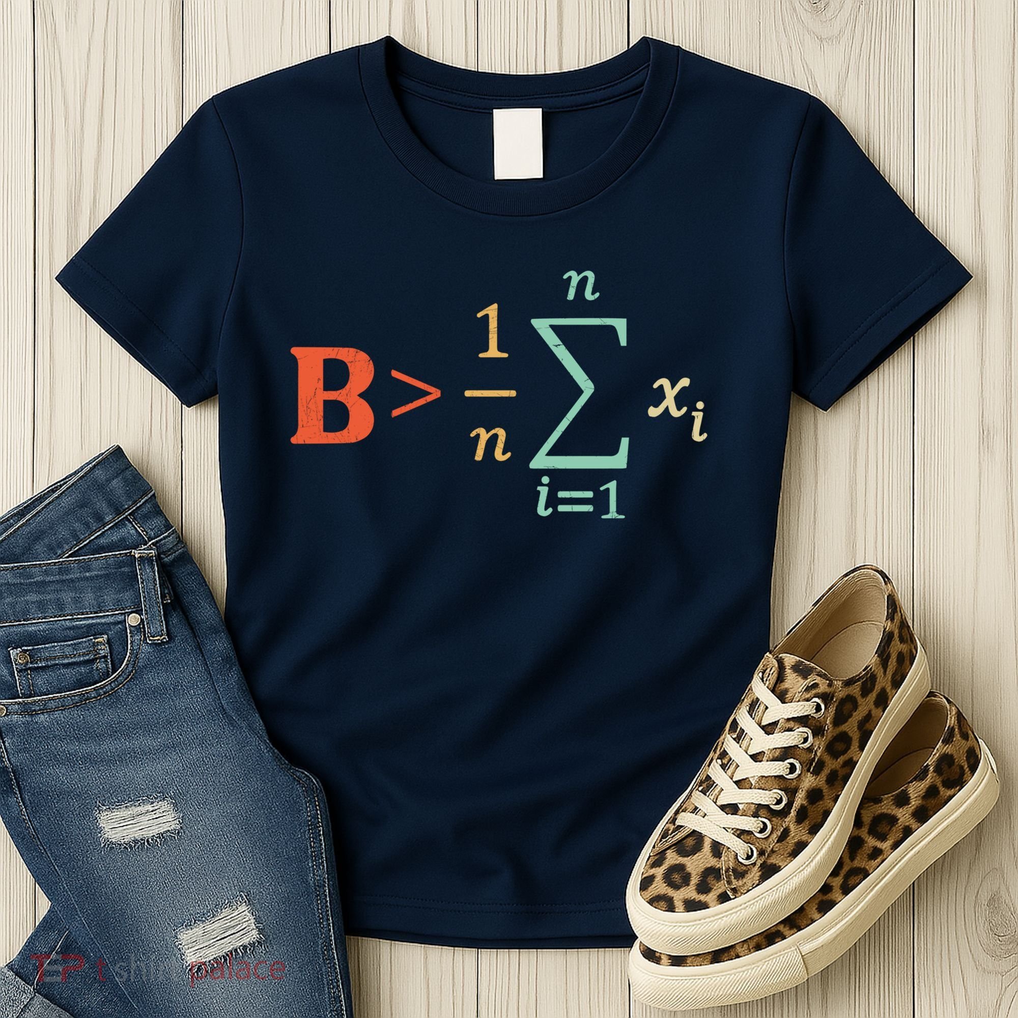 Be Greater Than Average Funny Math Teacher Nerd Women's T-Shirt