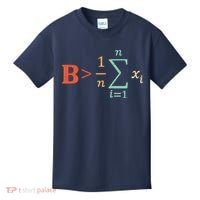 Be Greater Than Average Funny Math Teacher Nerd Kids T-Shirt thumb 0