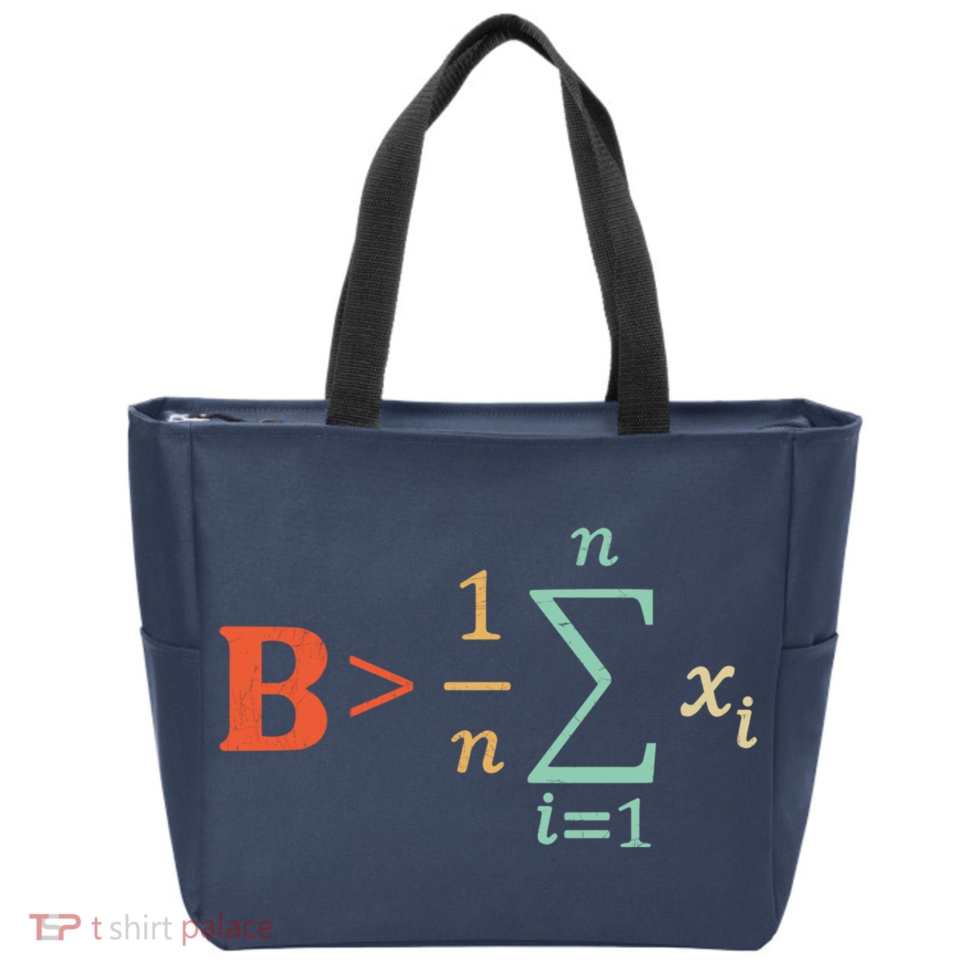Be Greater Than Average Funny Math Teacher Nerd Tote Bag