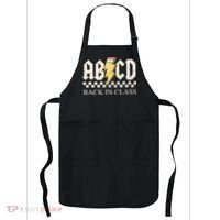 Boy Girl Teachers Rock Back To School Abcd Back In Class Apron thumb 0