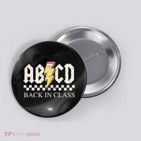 Boy Girl Teachers Rock Back To School Abcd Back In Class Button thumb 0