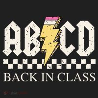 Boy Girl Teachers Rock Back To School Abcd Back In Class Beanie thumb 2
