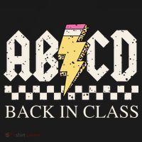 Boy Girl Teachers Rock Back To School Abcd Back In Class Mousepad thumb 1