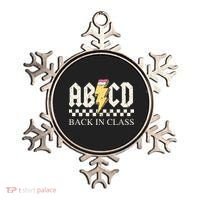Boy Girl Teachers Rock Back To School Abcd Back In Class Ornament thumb 0